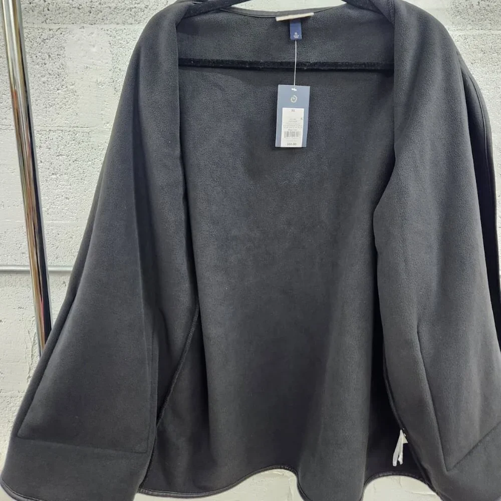 NWT Universal Thread Faux Fur Toggle Jacket in Black – Size XL‎ - Picture 5 of 14